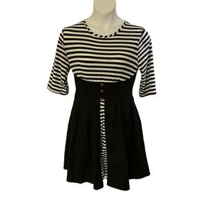 3 for $15 Retro Fit & Flare Rockabilly Black & White Housewife Party Dress